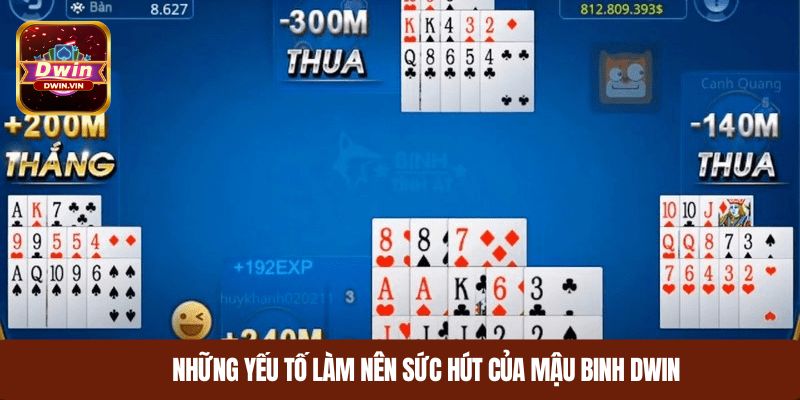 Những yếu tố làm nên sức hút của mậu binh DWIN